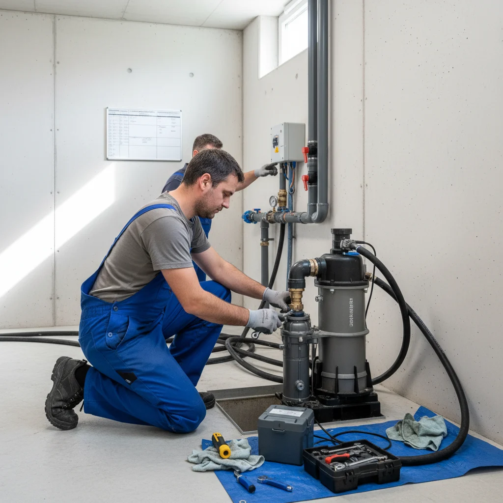 Installation et D&eacute;pannage de Pompe de Relevage &middot; image &agrave; la une