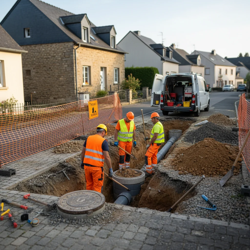 Raccordement au tout &agrave; l'&eacute;gout &middot; image &agrave; la une