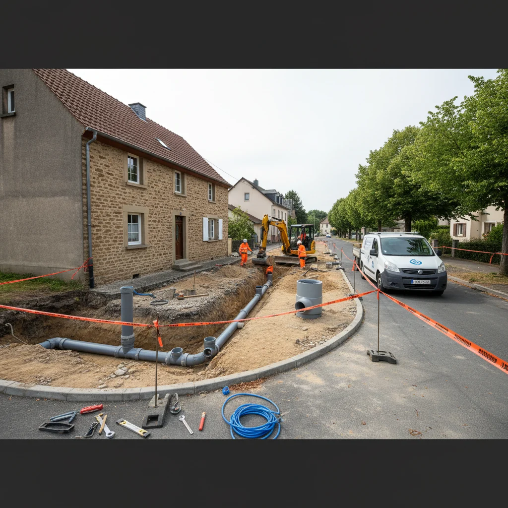 Raccordement au tout &agrave; l'&eacute;gout &middot; image &agrave; la une