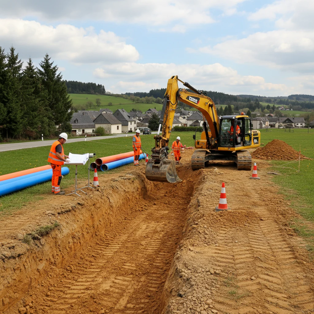 Terrassement Canalisation &middot; image &agrave; la une